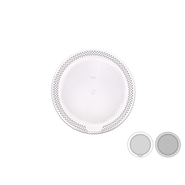 Round Plate Naperon "Erik" White Card